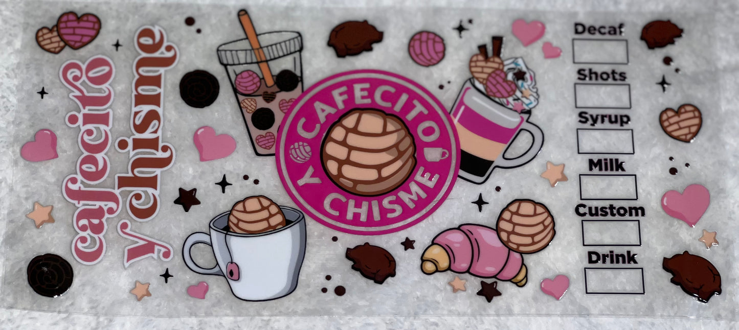 Cafecito y chisme (pink)