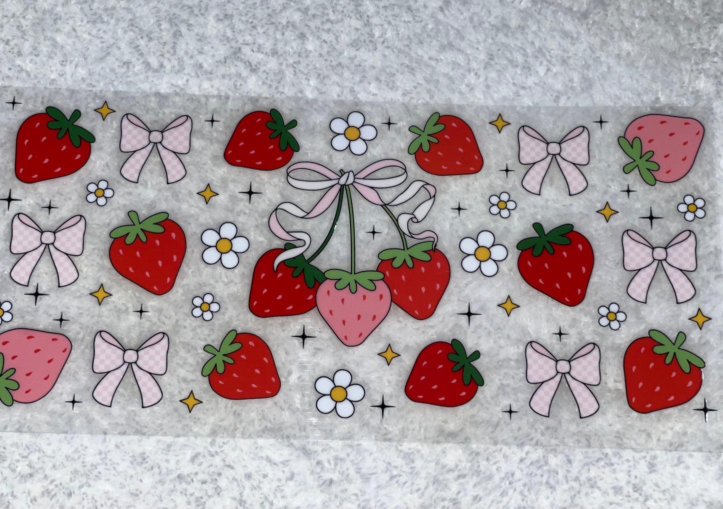 strawberry bows