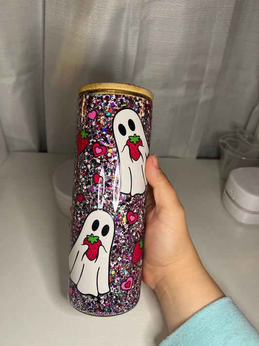 Ghost strawberry hearts