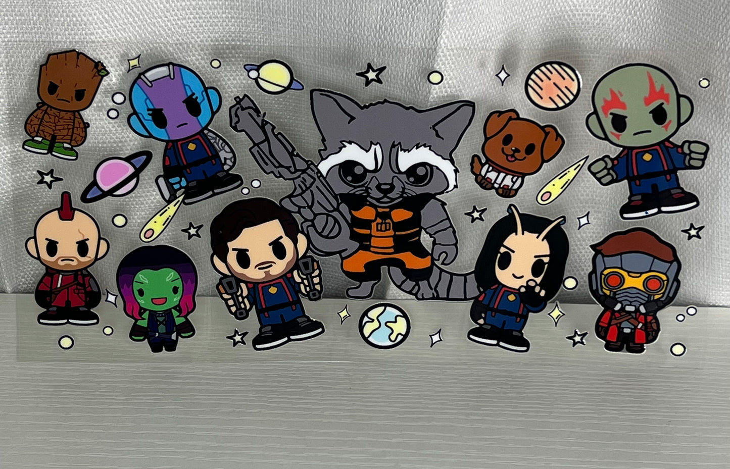 Cartoon garden of the Galaxy