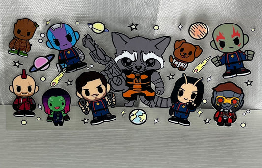 Cartoon garden of the Galaxy