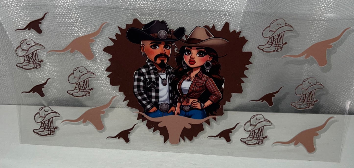 cowboy and cowgirl