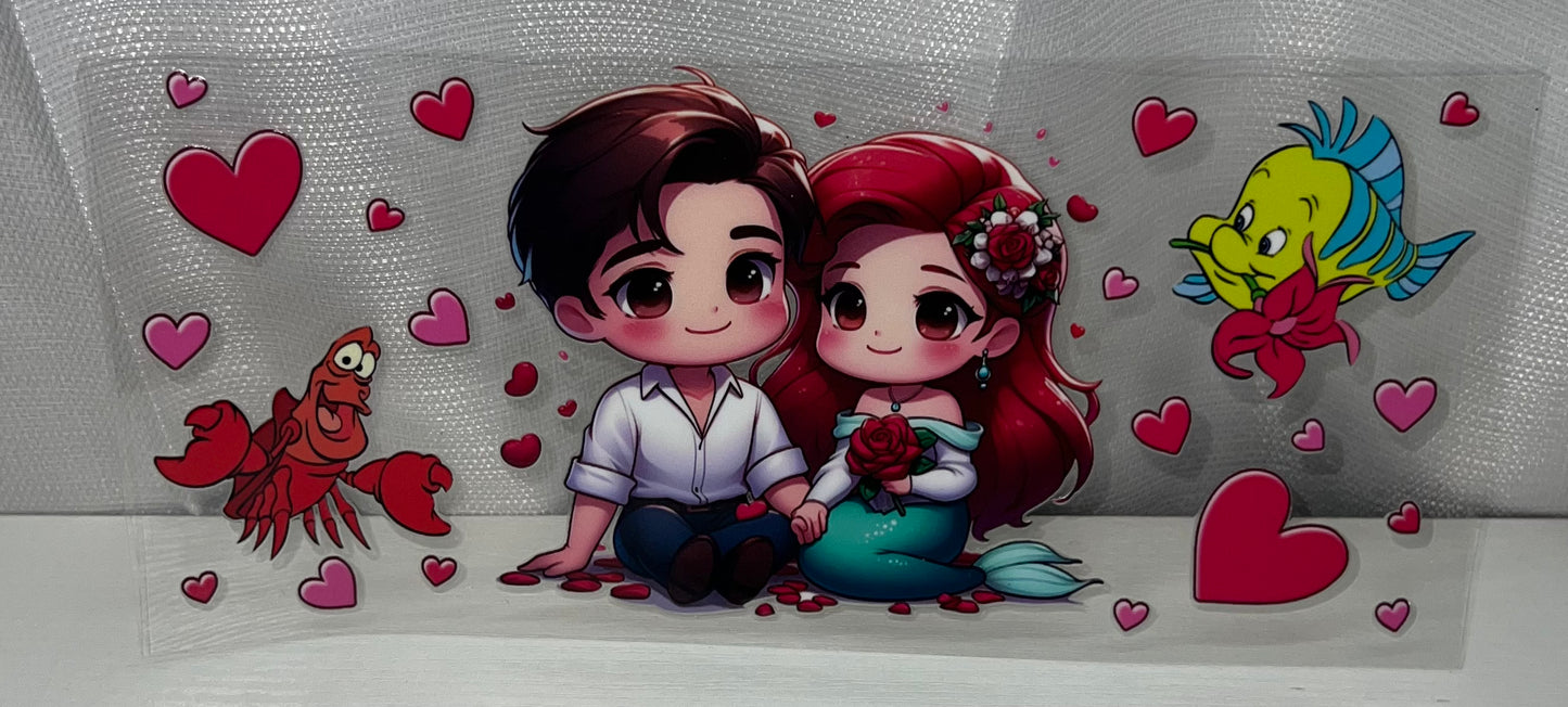 Little mermaid couple