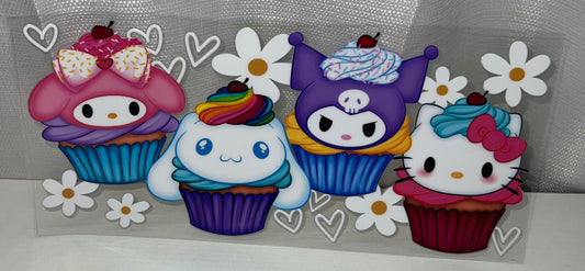 hello kitty cupcake friends