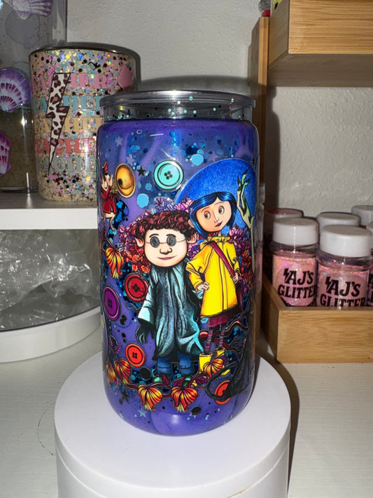 coraline (lava drip with glow in dark stars)